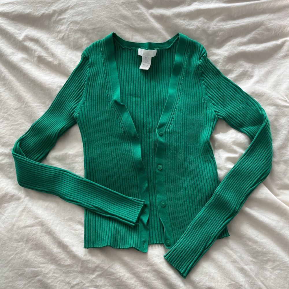 h&m fitted cardigan